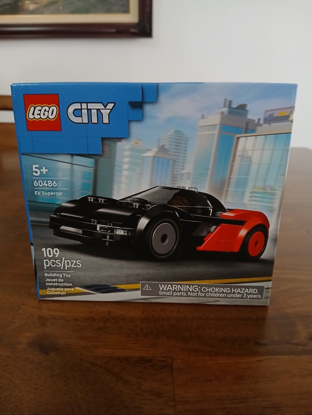 Lego City EV Supercar - Black & Red NWT Ages 5+ 109 PCS